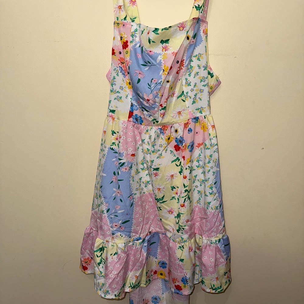 Floral Patchwork Sundress